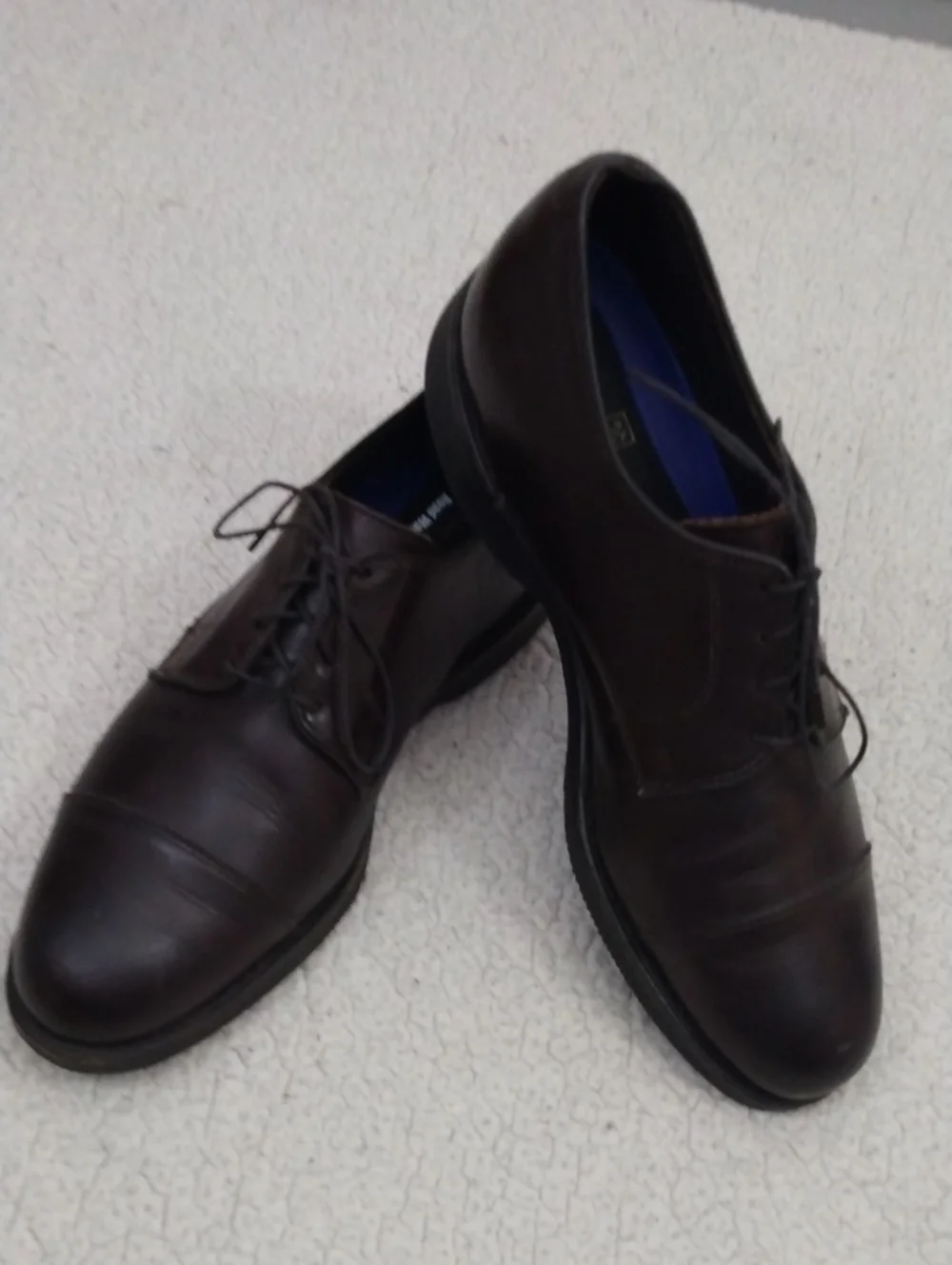 Like New Allen Edmonds Dark Brown Leather Derby Road Warriors Shoes